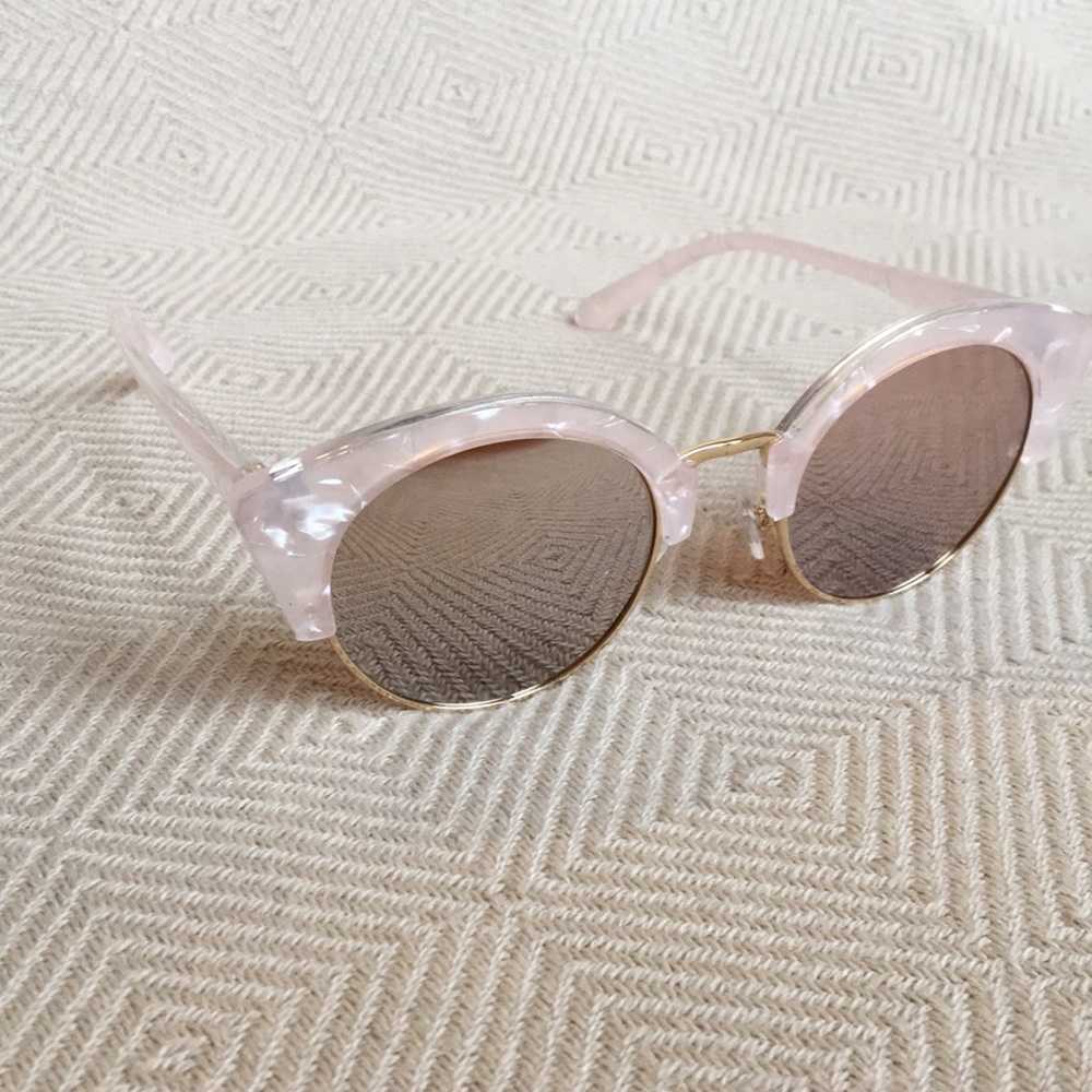 Pink Round Cat Eye Sunglasses